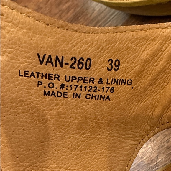 Embroidered Tan Sandals - Picture 7 of 8